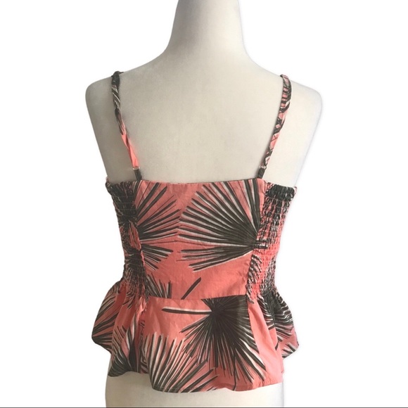 Summer Tropical Spaghetti Strap Blouse - Picture 4 of 5